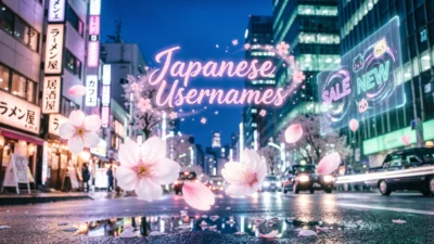 japanese usernames