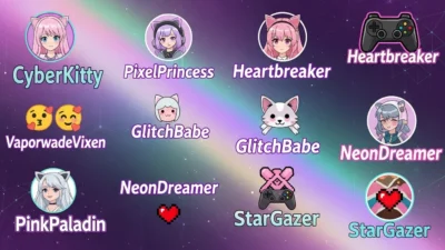 E Girl Usernames