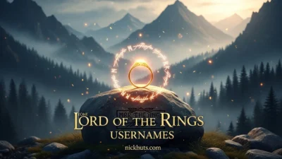 Lord of the Rings Usernames