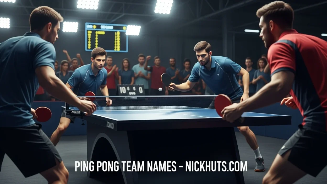 Ping Pong Team Names
