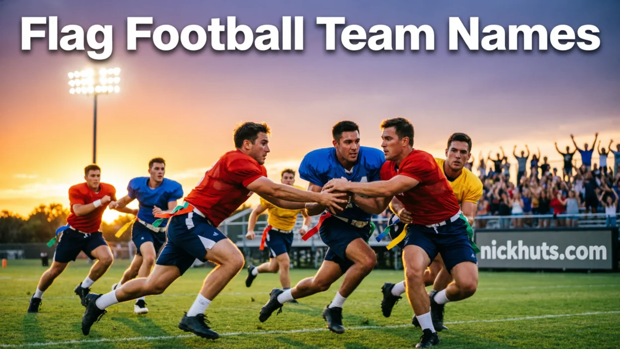 Flag Football Team Names