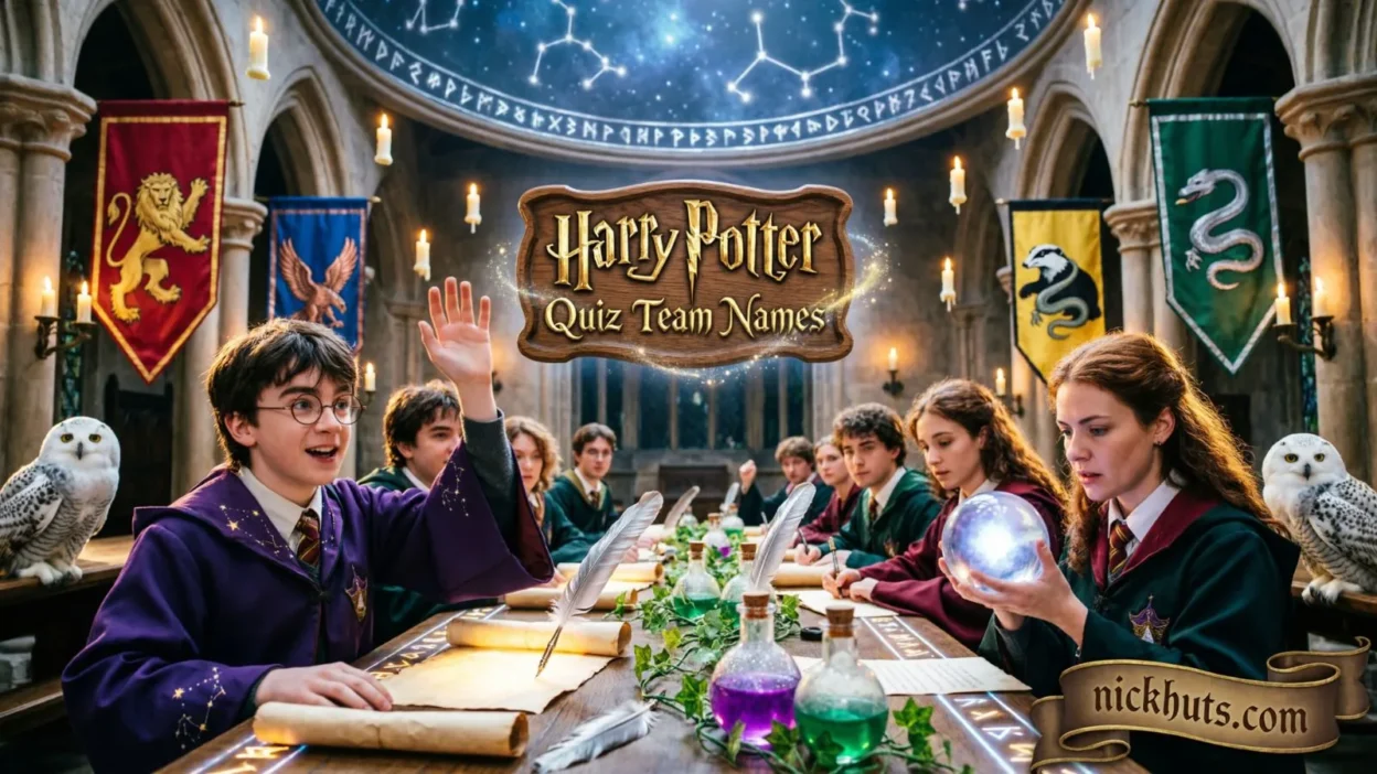 Harry Potter Quiz Team Names