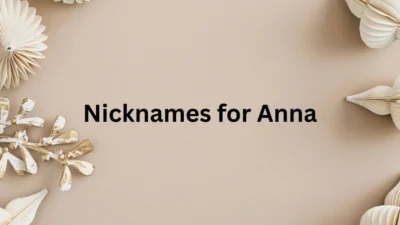 Nicknames for Anna