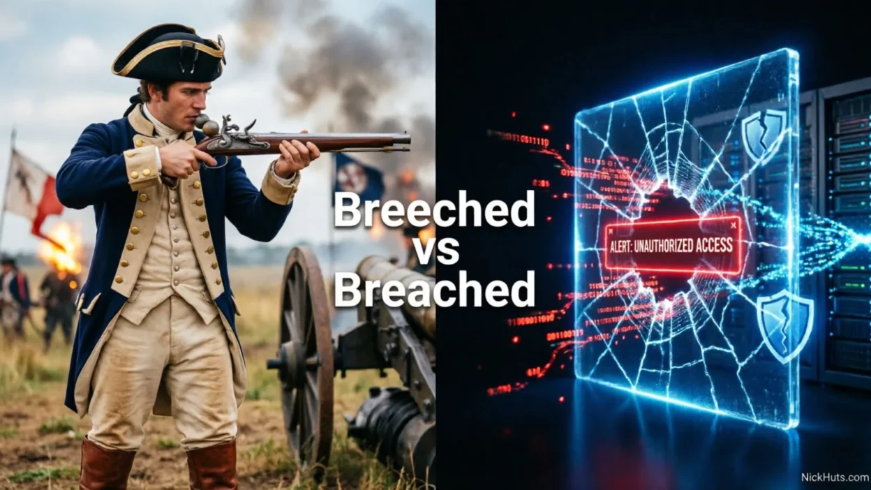 Breeched vs Breached