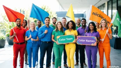 Color Team Names