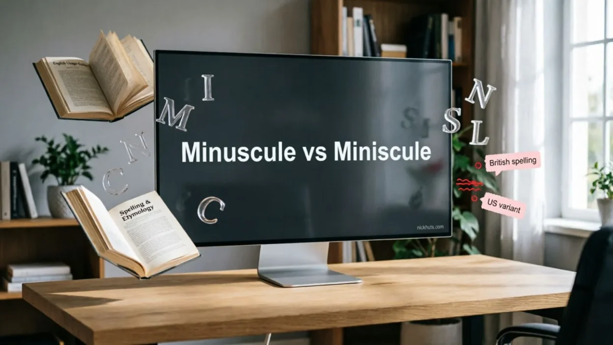 Minuscule vs Miniscule
