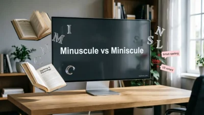 Minuscule vs Miniscule