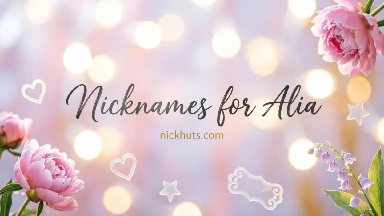 Nicknames for Alia
