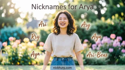 Nicknames for Arya