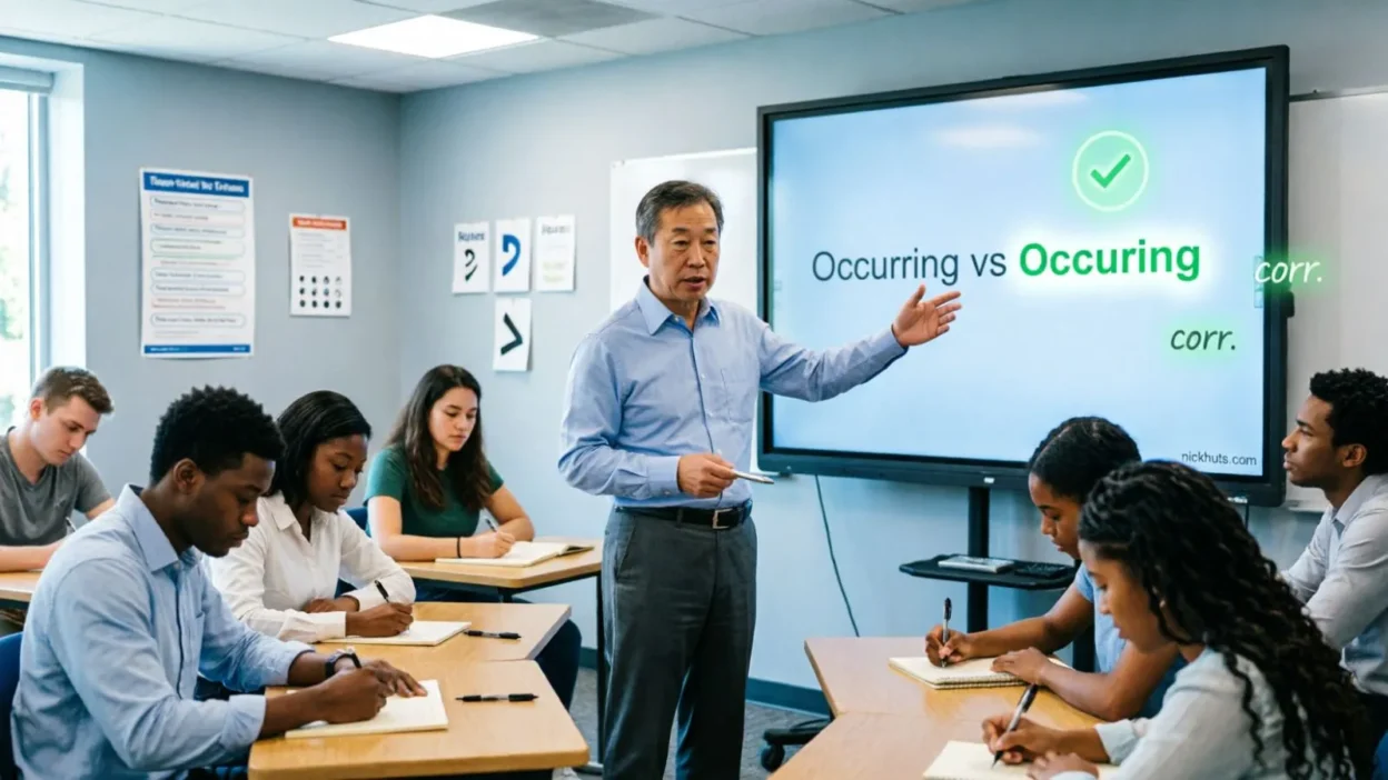 Occurring vs Occuring
