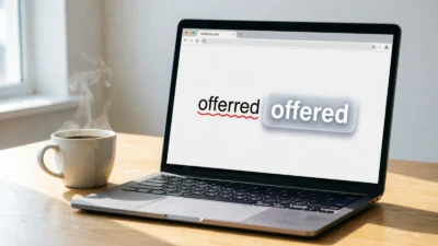 Offerred vs Offered
