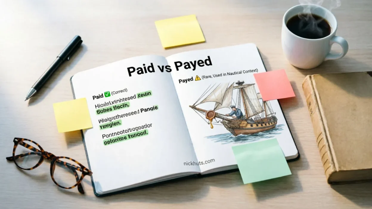 Paid vs Payed