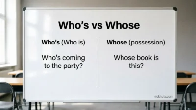 Whos vs Whose