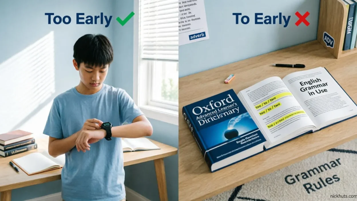 Too Early vs To Early