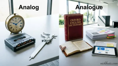 Analog vs Analogue