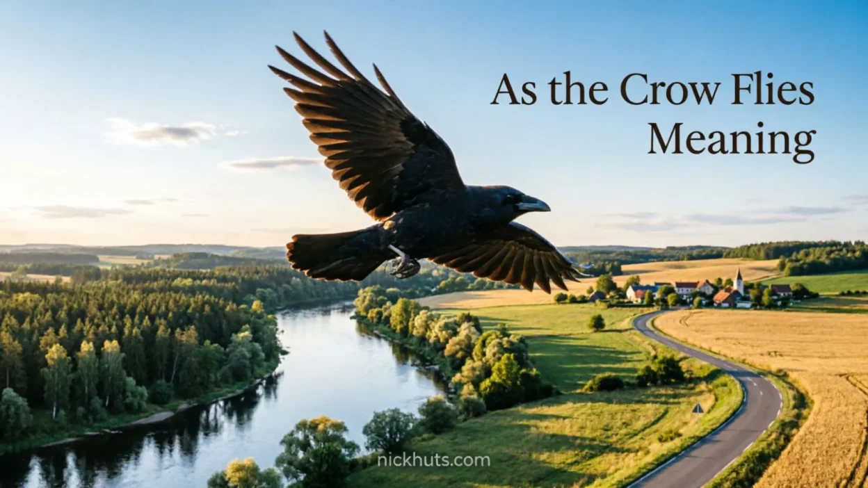 As the Crow Flies Meaning