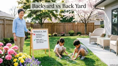 Backyard vs Back Yard