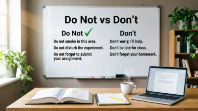 Do Not vs Don’t