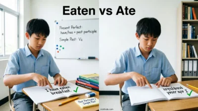 Eaten vs Ate