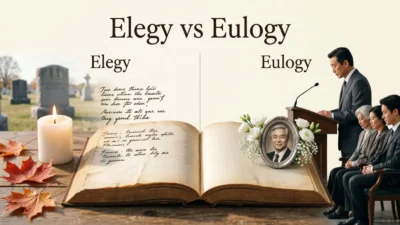Elegy vs Eulogy