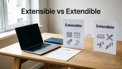 Extensible vs Extendible