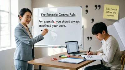 For Example Comma Rule