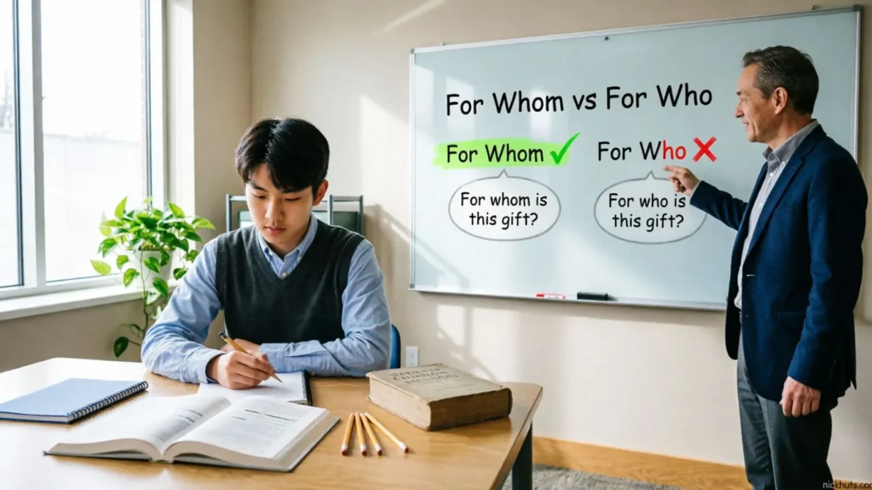 For Whom vs For Who