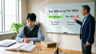 For Whom vs For Who