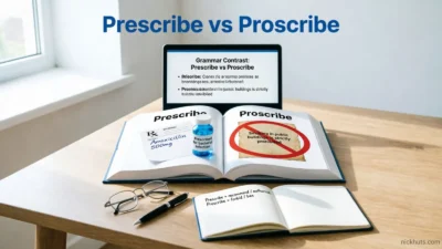 Prescribe vs Proscribe