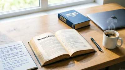 Proved vs Proven