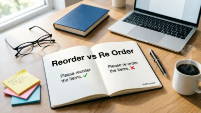Reorder vs Re Order