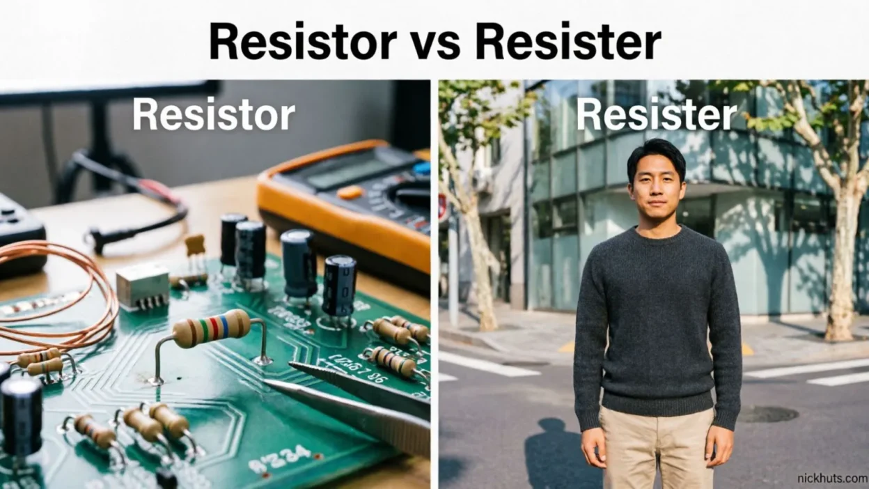 Resistor vs Resister