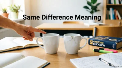 Same Difference Meaning