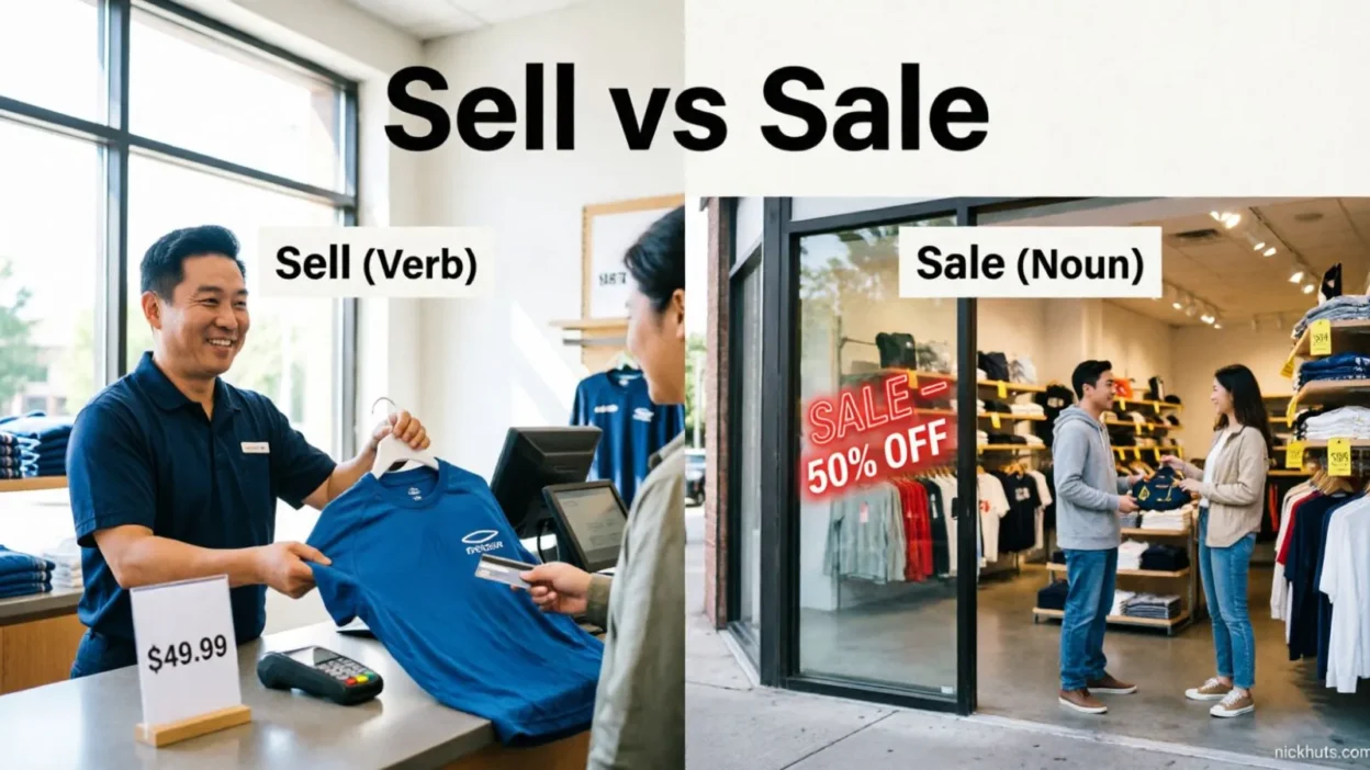 Sell vs Sale