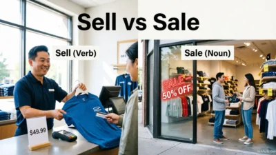 Sell vs Sale