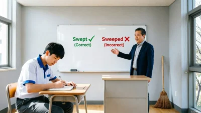 Swept vs Sweeped
