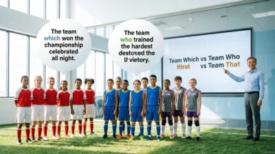 Team Which vs Team Who vs Team That