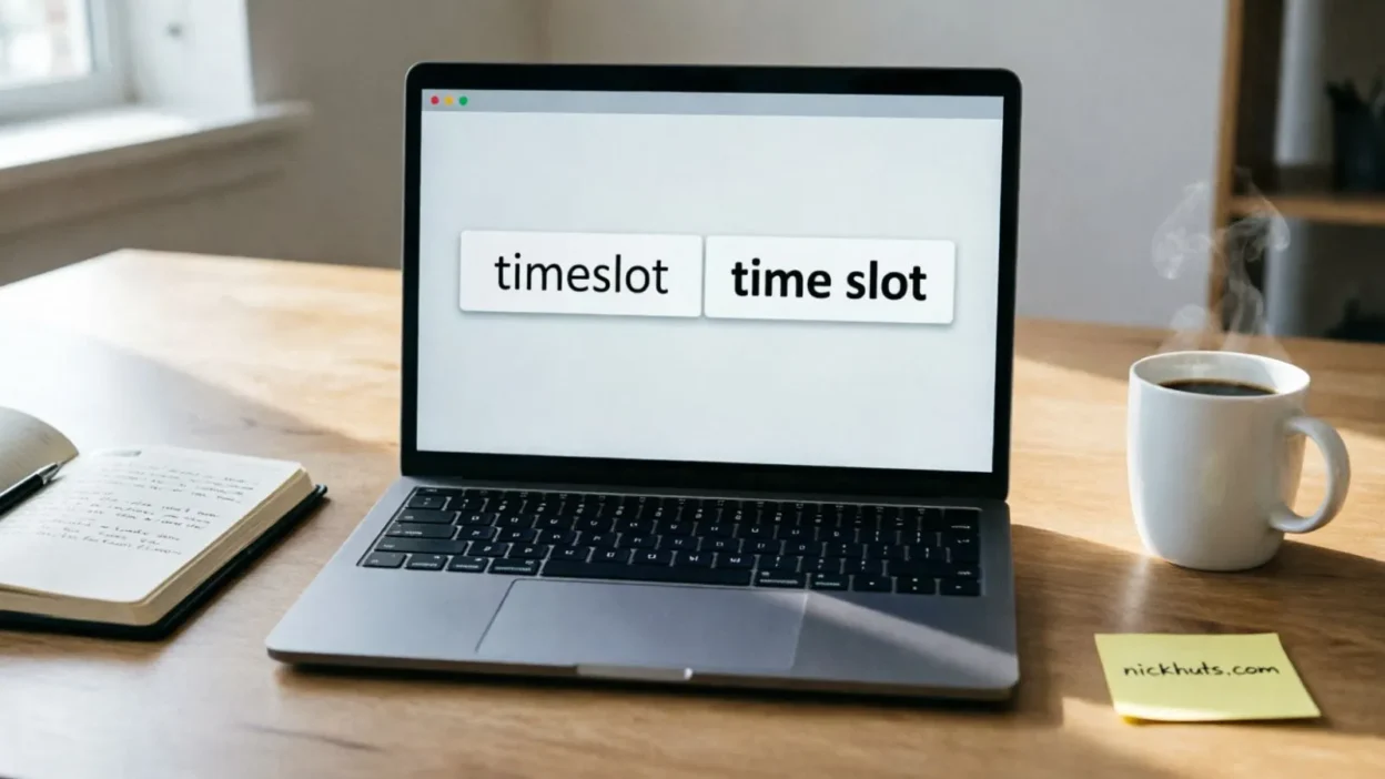 Timeslot vs Time Slot