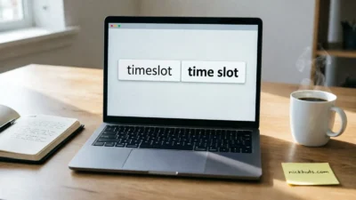 Timeslot vs Time Slot