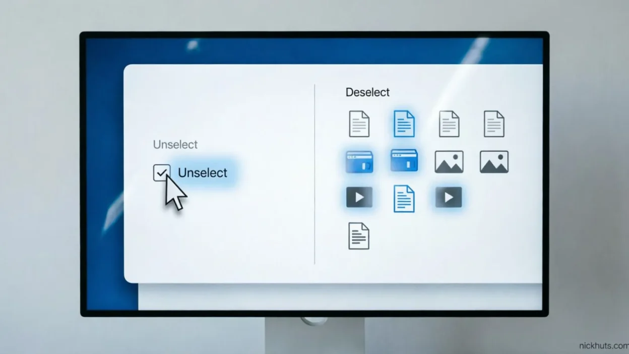 Unselect vs Deselect