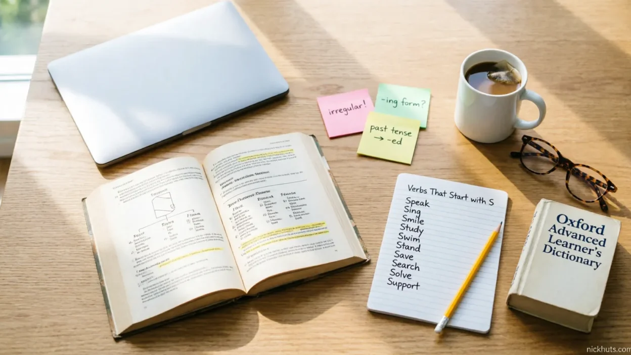 Verbs That Start With S