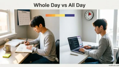 Whole Day vs All Day