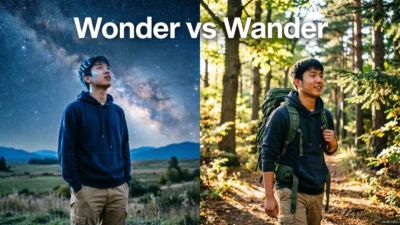 Wonder vs Wander